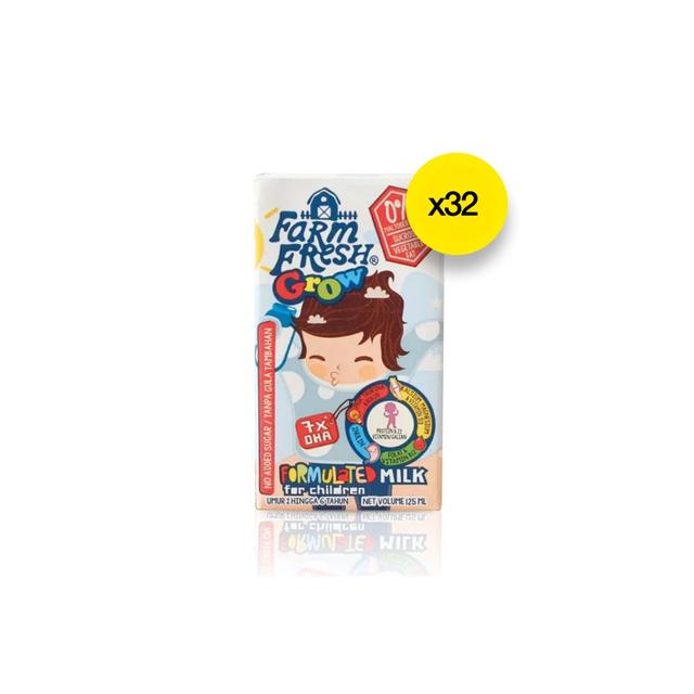 Grow Formulated Milk 1-6 Years Old 125ml x 32 Packs
