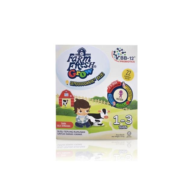 Grow Powder 1-3 Years Old 500g (1 Pack)